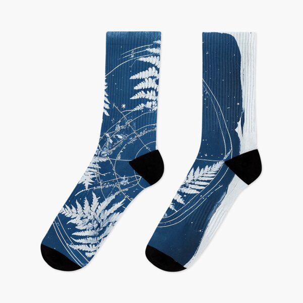 Item preview, Lunar Fern Cyanotype designed and sold by ONYX Pixee.