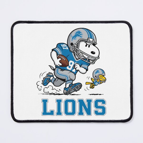 Item preview, Snoopy And Woodstock Detroit Football Action Fan designed and sold by DamianRoy88.
