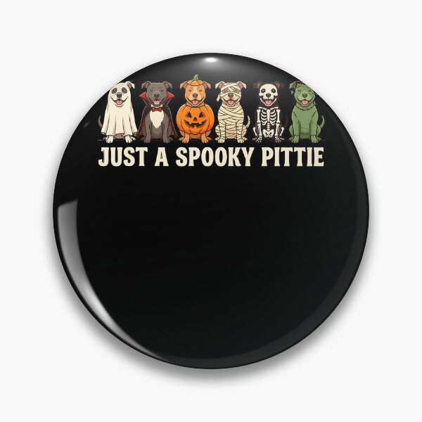 Item preview, Just A Spooky Pittie Pitbull Halloween Ghost Pumpkin Mummy designed and sold by Trippy-Toad.