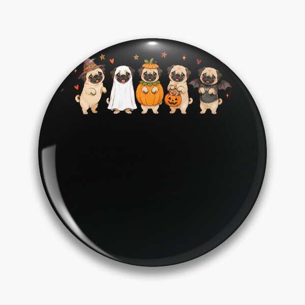 Item preview, Halloween Pugs In Costume designed and sold by KatieThomShop.
