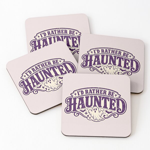 Item preview, Id Rather Be Haunted Shirt | Funny Halloween Shirt | Spooky Season Gift | Halloween Ghost Tee designed and sold by Moss & Mellow.
