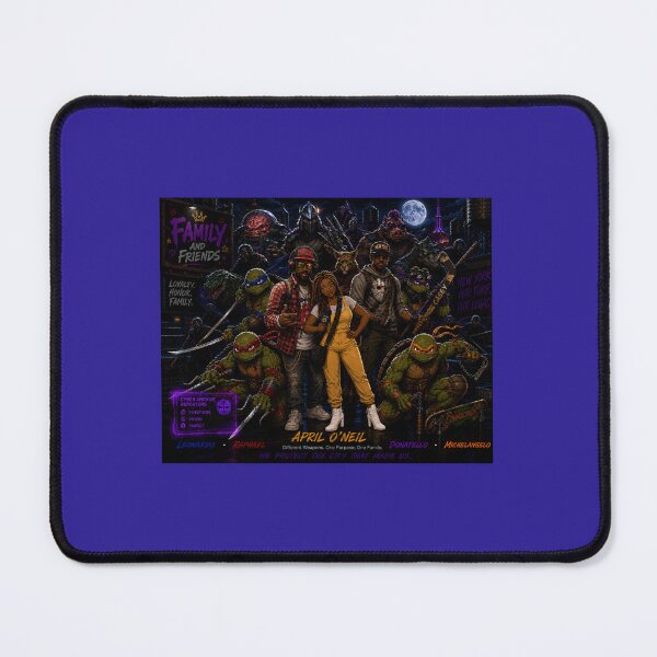 Item preview, Ninja Turtle Inspired Family & Friends designed and sold by Crowned Canvas Studio ⭐ .