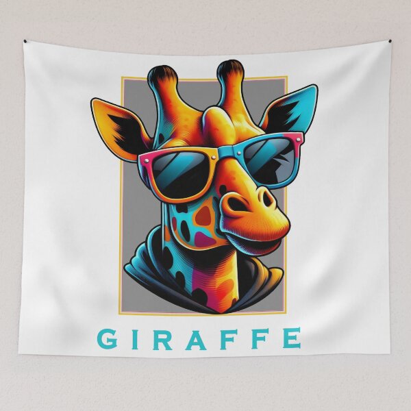 Item preview, Cool Sunglasses Giraffe Pop Art Graphic designed and sold by enzonarjasiha.