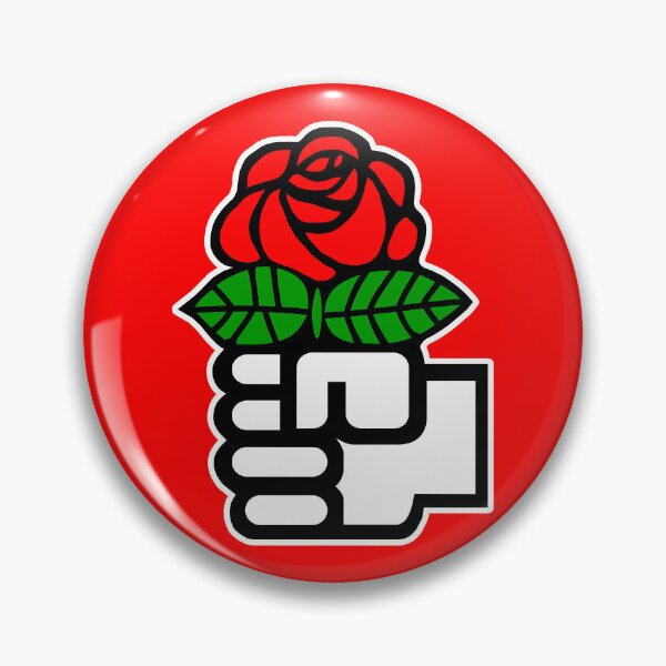 Item preview, Socialist Rose (Red Background) designed and sold by Good-Looking Corpse.