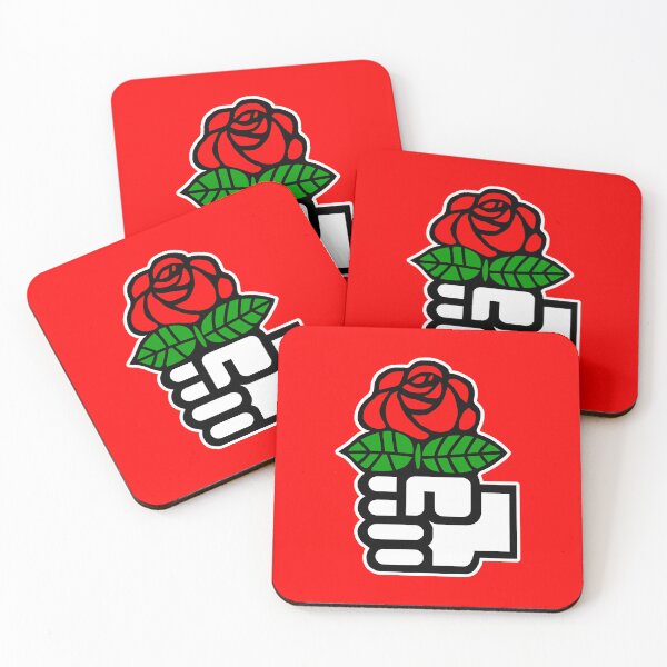 Item preview, Socialist Rose (Red Background) designed and sold by Good-Looking Corpse.