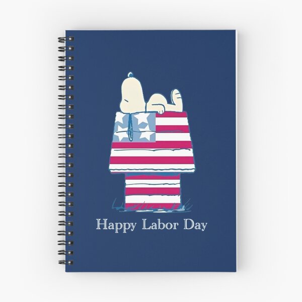 Item preview, Happy Labor Day Snoopy American Flag Doghouse designed and sold by Bomebomst.