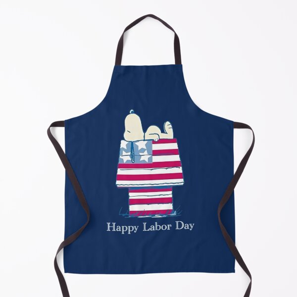 Item preview, Happy Labor Day Snoopy American Flag Doghouse designed and sold by Bomebomst.