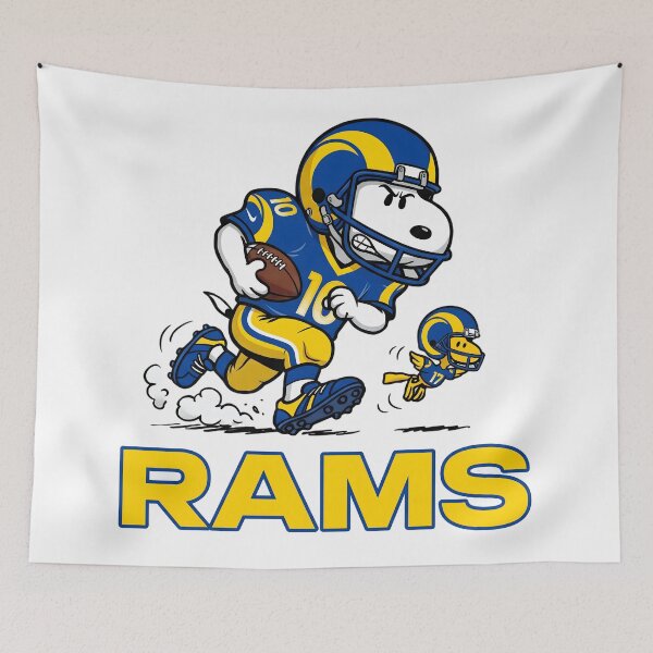 Item preview, Snoopy And Woodstock Los Angeles Football Action Fan  designed and sold by DamianRoy88.