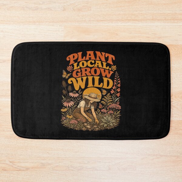 Item preview, Plant local grow wild - Native Plant Gardening – Wildflower Habitat Gardener Design designed and sold by JansenGS.