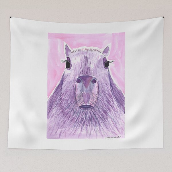 Item preview, Giant Purple Capybara designed and sold by Anke‘s Bazaar.
