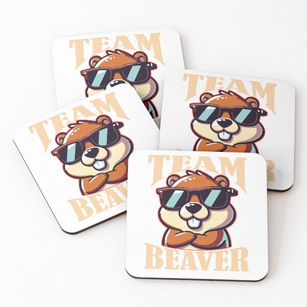 Item preview, Swagger Rodent Mascot: "TEAM BEAVER" Cartoon Emblem designed and sold by enzonarjasiha.