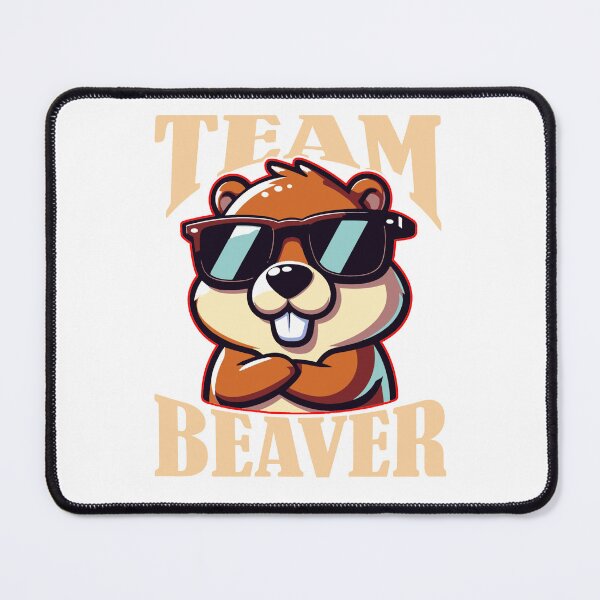 Item preview, Swagger Rodent Mascot: "TEAM BEAVER" Cartoon Emblem designed and sold by enzonarjasiha.