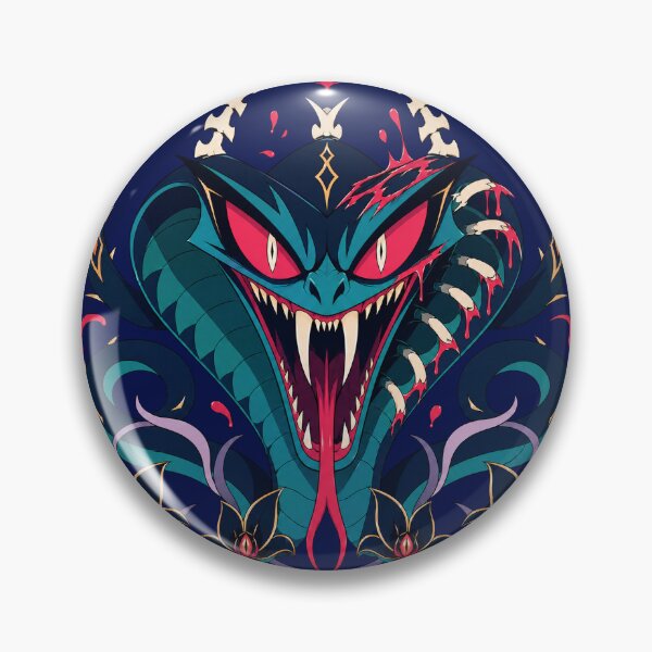 Item preview, Demon King Cobra Snake Neo Traditional designed and sold by Kromia.