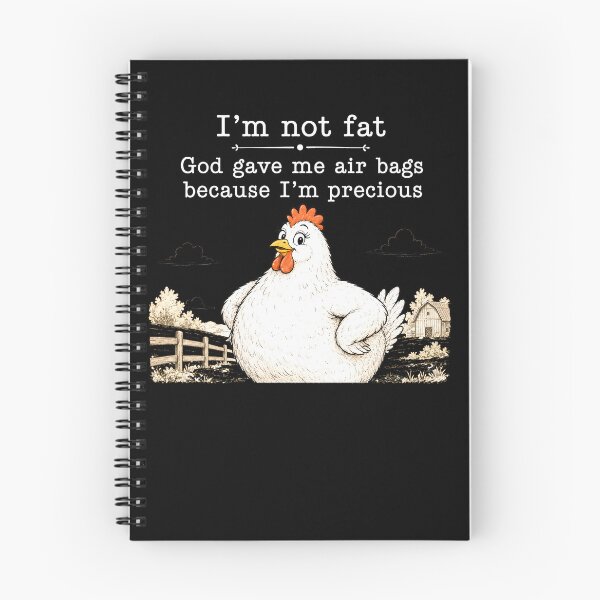 Item preview, I’m Not Fat God Gave Me Air Bags Because I’m Precious designed and sold by MarlaMaloneShop.