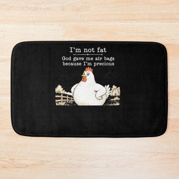 Item preview, I’m Not Fat God Gave Me Air Bags Because I’m Precious designed and sold by MarlaMaloneShop.