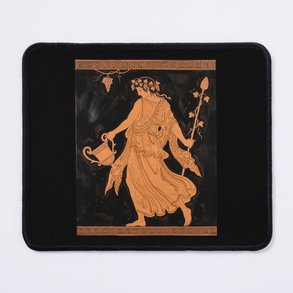 Item preview, Attic Red-Figure Dionysus: Ancient Greek God of Wine Print designed and sold by FreiherrPK.