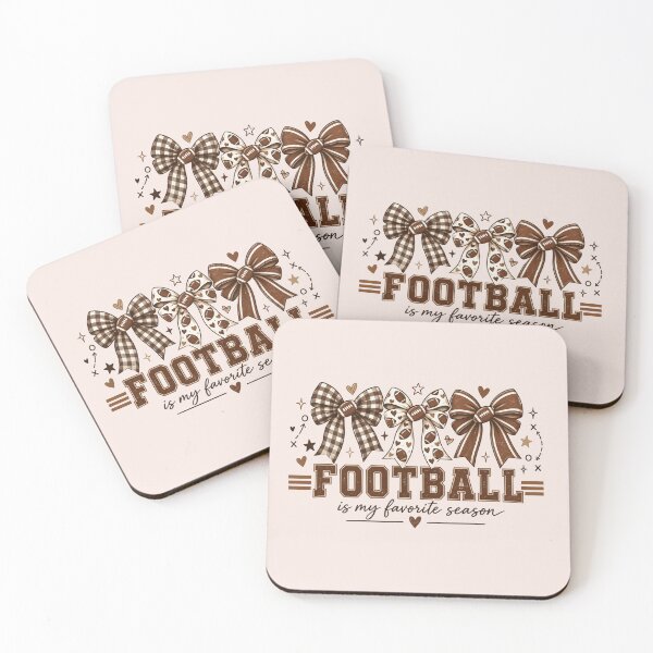 Item preview, Football Is My Favorite Season, Football Mom Club, Coastal Fall Football, Leopard Dot and Gingham Bow, Game Day, Cute Football Mom Gift designed and sold by Quiajia.