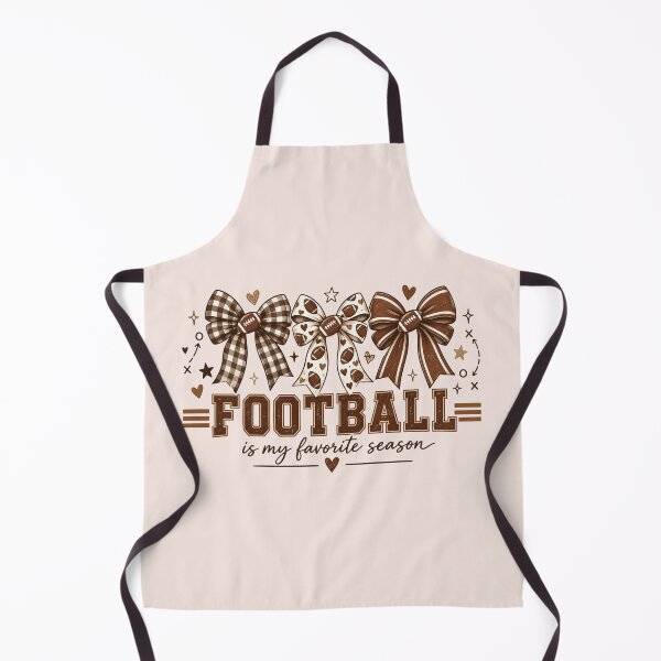 Item preview, Football Is My Favorite Season, Football Mom Club, Coastal Fall Football, Leopard Dot and Gingham Bow, Game Day, Cute Football Mom Gift designed and sold by Quiajia.