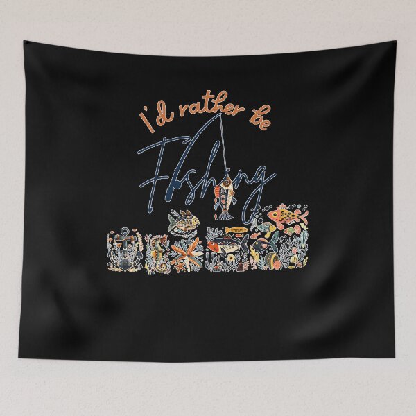 Item preview, I’d Rather Be Fishing Fishing Rod And Fishing Gear Outdoor Angler designed and sold by KatieThomShop.