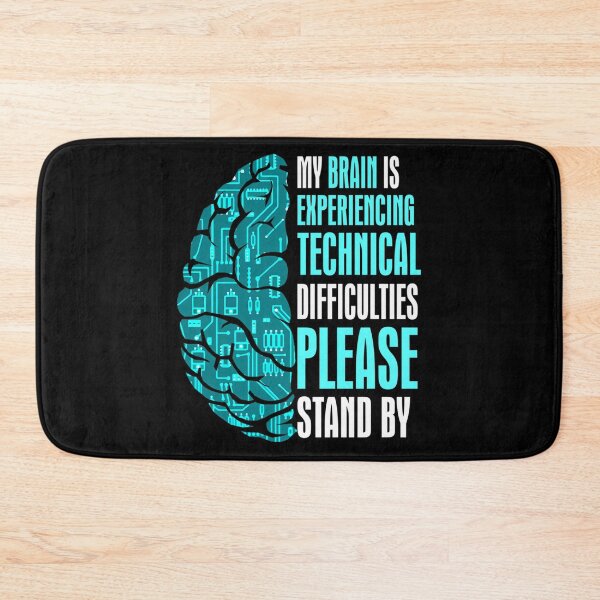 Item preview, My Brain Is Experiencing Technical Difficulties Please Stand By designed and sold by IttieBitties.