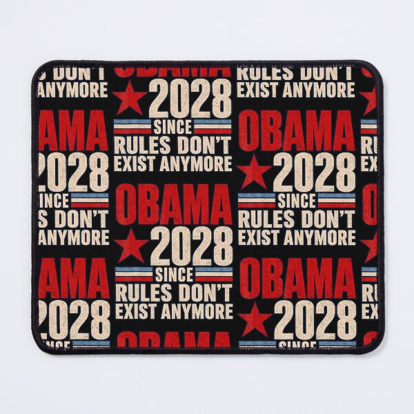 Item preview, Obama 2028 Since Rules Don'T Exist Anymore (Front And Back) designed and sold by Trippy-Toad.