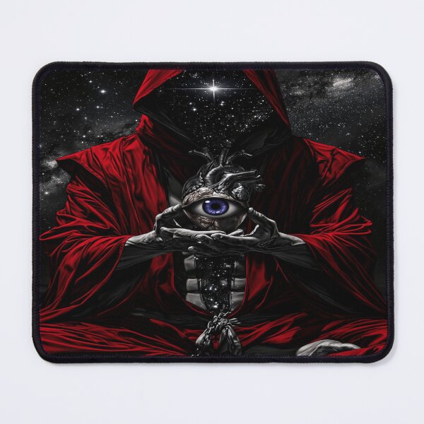 Item preview, Cosmic Third Eye – Mystical Hooded Vision Dark Streetwear Art designed and sold by Bathu Designs.