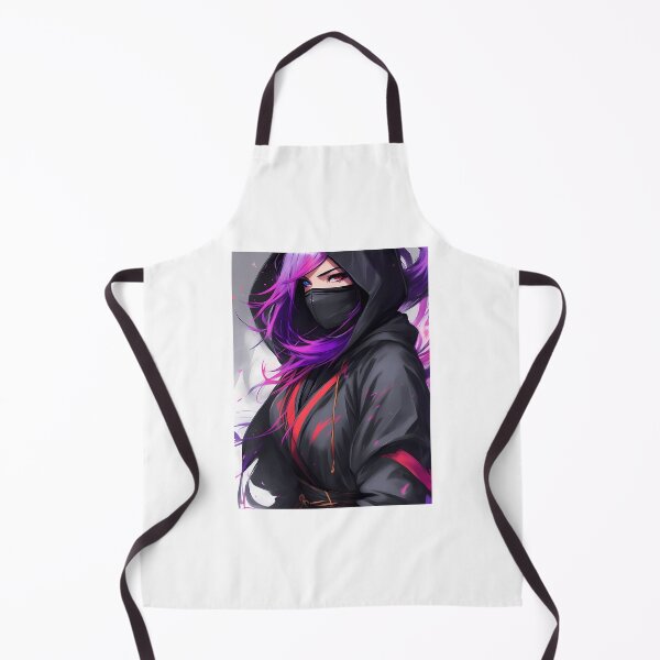 Item preview, Pink Haired Anime Ninja Girl designed and sold by SouthWestPrint.