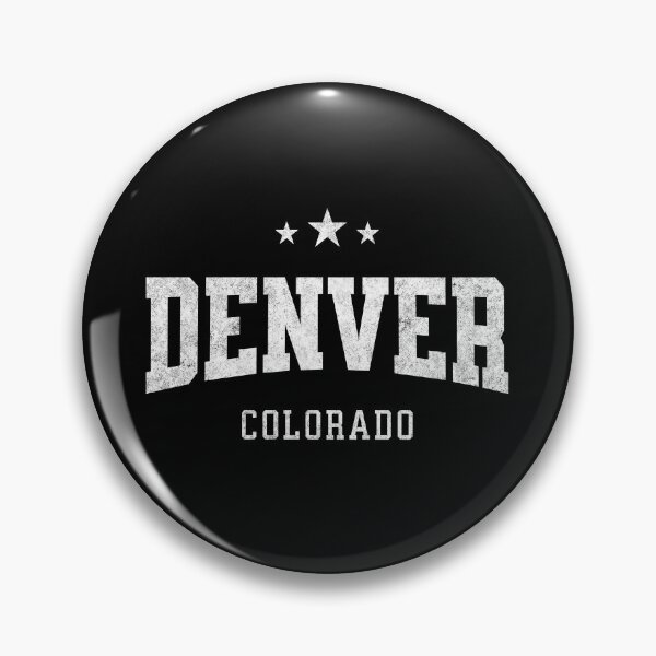 Item preview, Denver Colorado USA Vintage Varsity Distressed Retro College Travel Design designed and sold by NiceTeeClub.