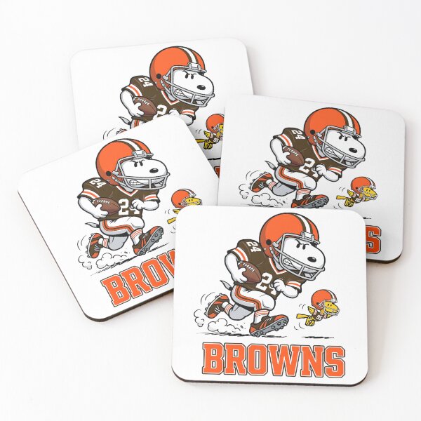 Item preview, Snoopy And Woodstock Cleveland Football Action Fan designed and sold by DamianRoy88.