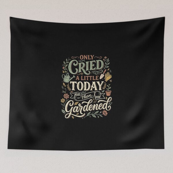 Item preview, Funny Gardening Only Cried A Little Then I Gardened designed and sold by dudelinart.