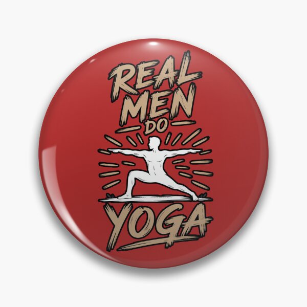 Item preview, Real Men Do Yoga designed and sold by ZooStateofMind.