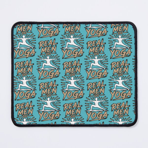 Item preview, Real Men Do Yoga designed and sold by ZooStateofMind.