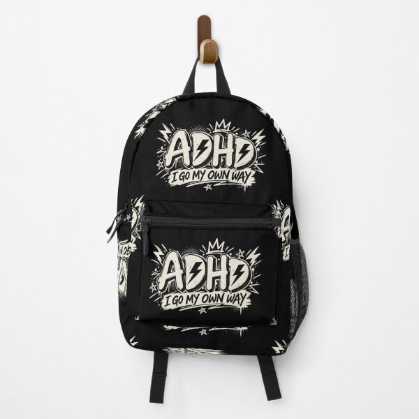 Item preview, ADHD I Go My Own Way – Neurodivergent Grunge Quote designed and sold by LVSMe.