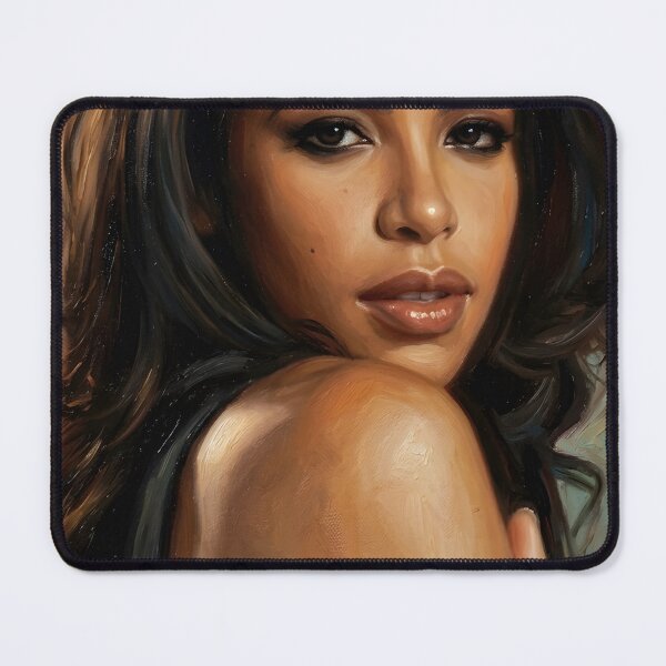 Item preview, Aaliyah Oil Painting designed and sold by maretsad.