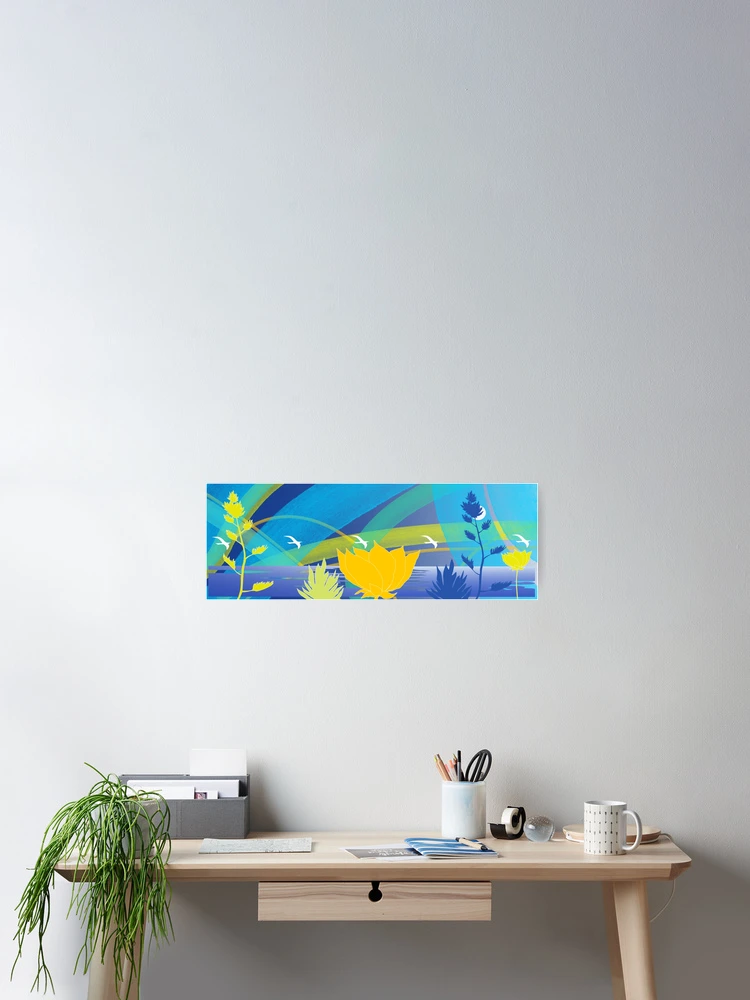 Thumbnail 2 of 3, Poster, Ocean rhythms designed and sold by Roco47.