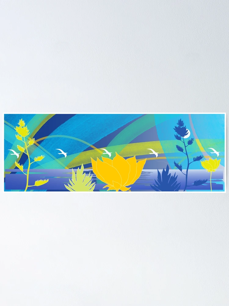 Thumbnail 1 of 3, Poster, Ocean rhythms designed and sold by Roco47.