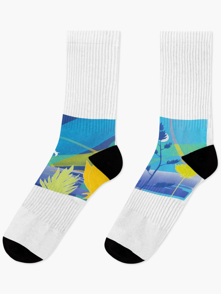 Thumbnail 1 of 5, Socks, Ocean rhythms designed and sold by Roco47.