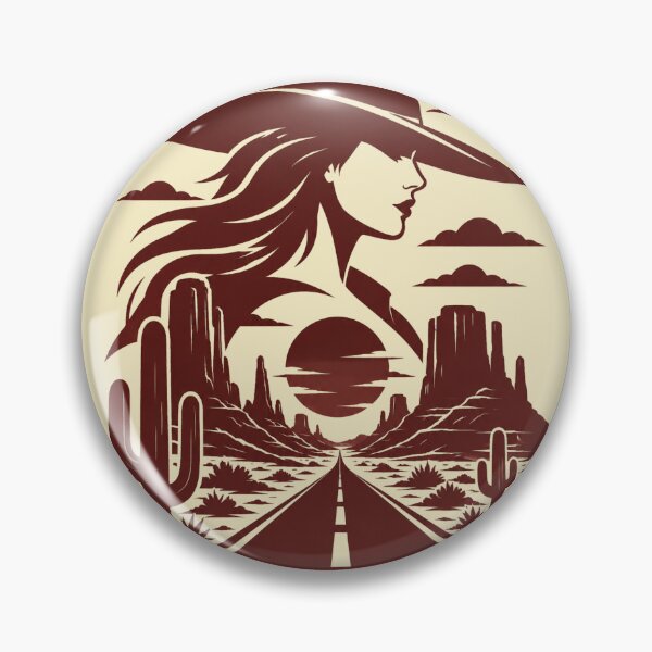 Item preview, Desert Cowgirl Western Highway Sunset Vintage Cowboy Road Trip designed and sold by JonelCrafts.