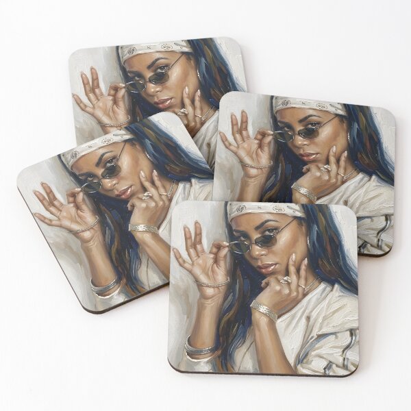 Item preview, Aaliyah Oil Painting designed and sold by maretsad.