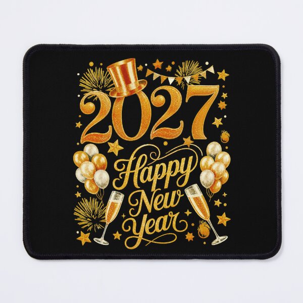 Item preview, Happy New Year 2027 Gold Elegant Festive Party designed and sold by elongatedjazz.