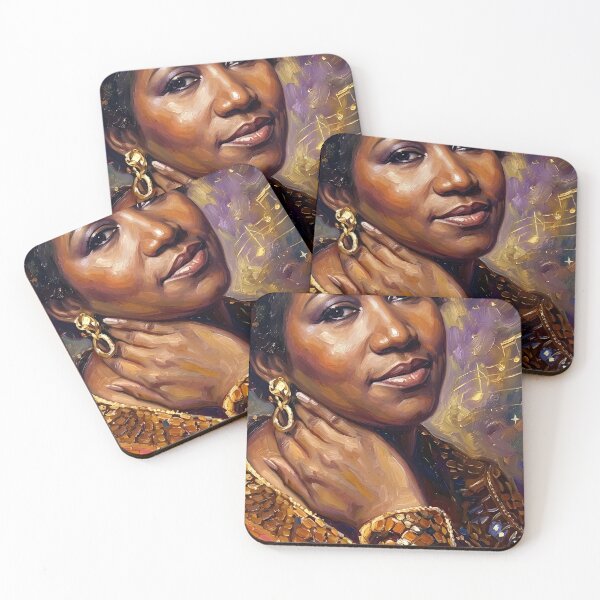 Item preview, Aretha Franklin Oil Painting designed and sold by maretsad.