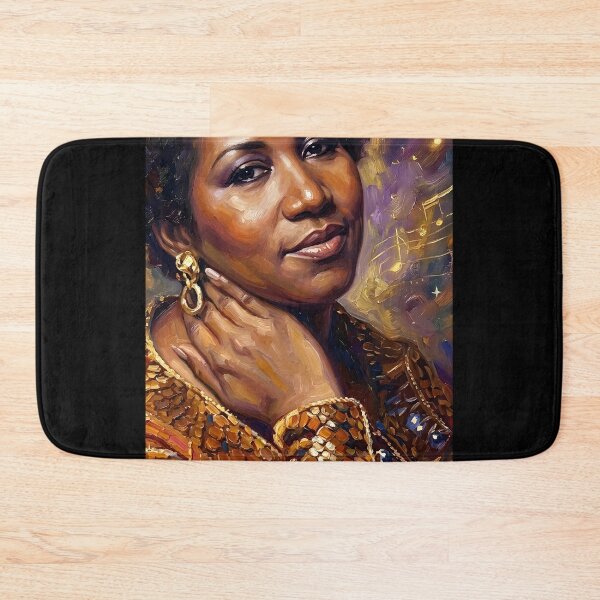 Item preview, Aretha Franklin Oil Painting designed and sold by maretsad.