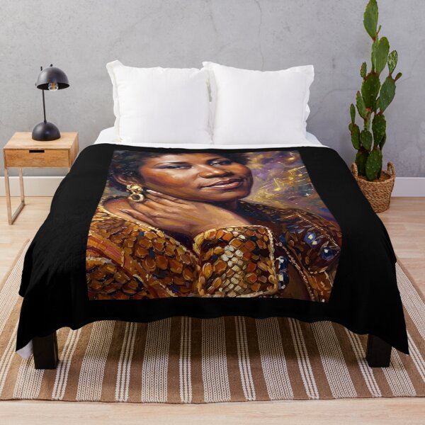 Item preview, Aretha Franklin Oil Painting designed and sold by maretsad.