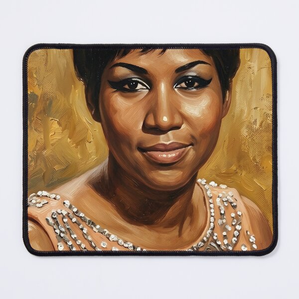 Item preview, Aretha Franklin Oil Painting designed and sold by maretsad.