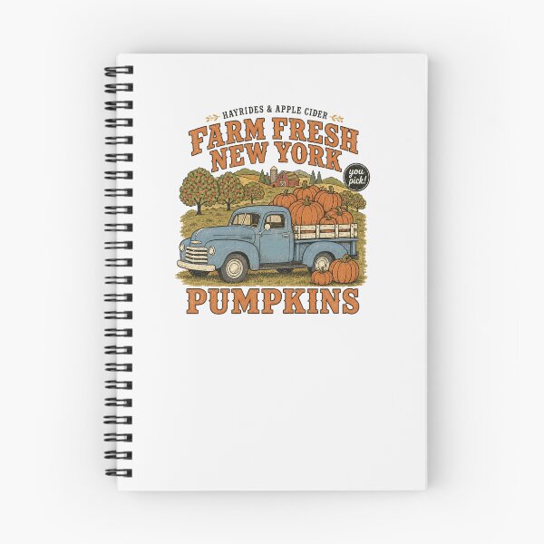 Item preview, Farm Fresh New York Pumpkins Upstate NY Fall Vintage Truck Hayrides Apple Cider Pumpkin Patch designed and sold by Yellowriversss.