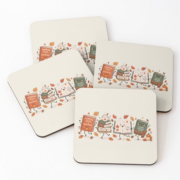 Item preview, Cute Fall Book Characters, Cozy Autumn Reading, Happy Book Lover, Pumpkin Spice Bookish Aesthetic, Cute Fall Reader, Cozy Book Gift designed and sold by Quiajia.