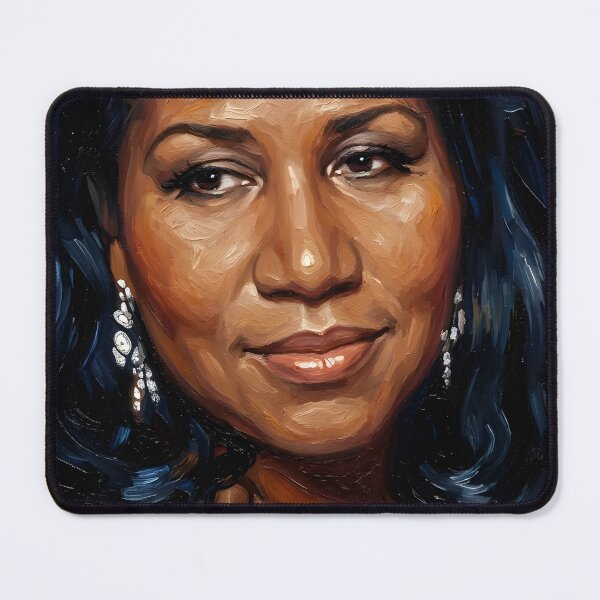 Item preview, Aretha Franklin Oil Painting designed and sold by maretsad.