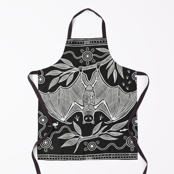Item preview, Black Flying Fox: Aboriginal Style X-Ray Art Print designed and sold by FreiherrPK.