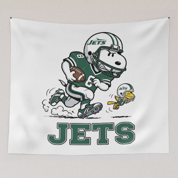 Item preview, Snoopy And Woodstock New York Football Action Fan designed and sold by DamianRoy88.