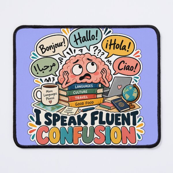 Item preview, I Speak Fluent Confusion designed and sold by Glottopia.